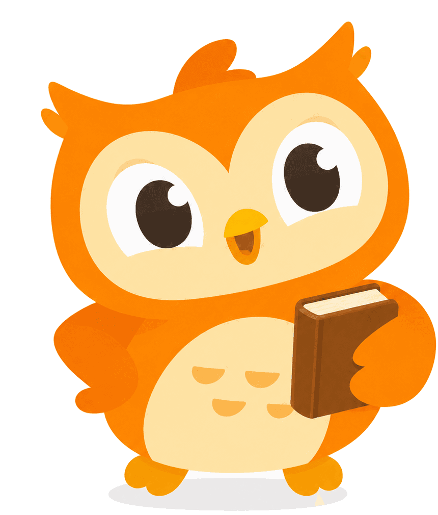 本を抱えて案内するAI司書ムームー